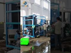 Fırçalı buz makinesi işlemeye başlandı