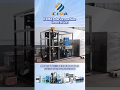 Buz dağıtmanın ortasındaki boru buz makinesi