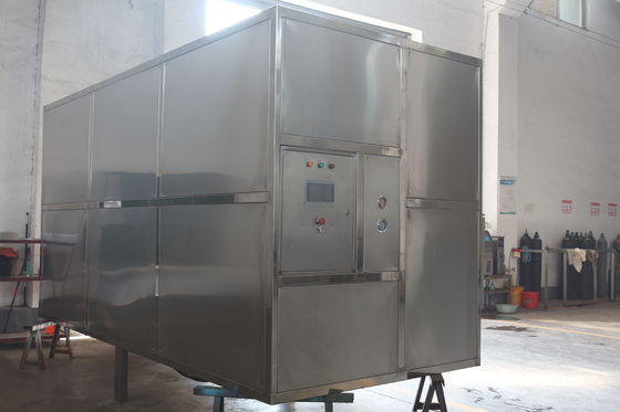 5T/24H Endüstriyel Buz Küpü Makinesi Paslanmaz Çelik 304
