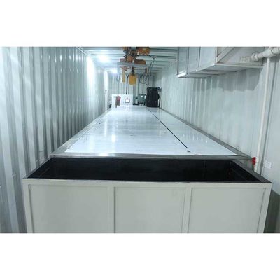 10t/24h Konteyner Buz Makinesi Endüstriyel Blok Buz Makinesi R404a R22
