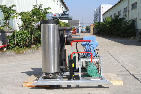 3T / 24H Bulamaç Buz Makinesi Deniz Ürünleri İçin Buz Yapma Makinesi