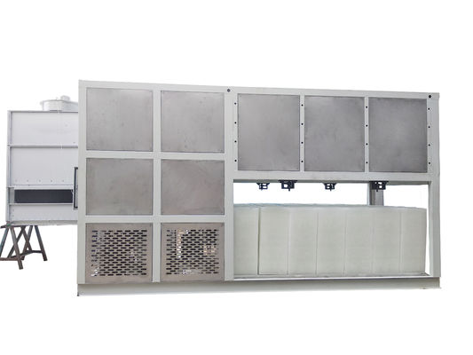 Küçük Doğrudan Soğutma Bloğu Buz Makinesi 5t 380V Hava Su Soğutma