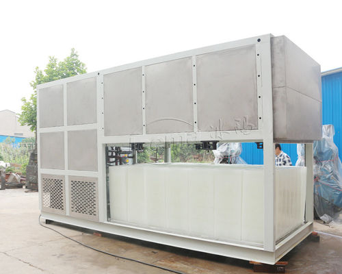 5000KG 5T Doğrudan Soğutma Bloğu Buz Makinesi CE 1800W