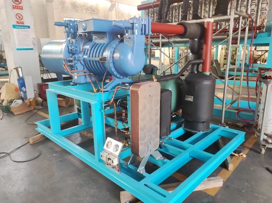 6450*2360*2530mm L*W*H Gündelik Kapasite 1-10 Ton için Kuru Buz Bloku Yapma Makinesi