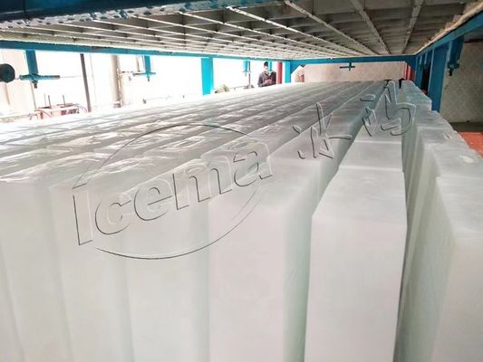 6450*2360*2530mm L*W*H Gündelik Kapasite 1-10 Ton için Kuru Buz Bloku Yapma Makinesi