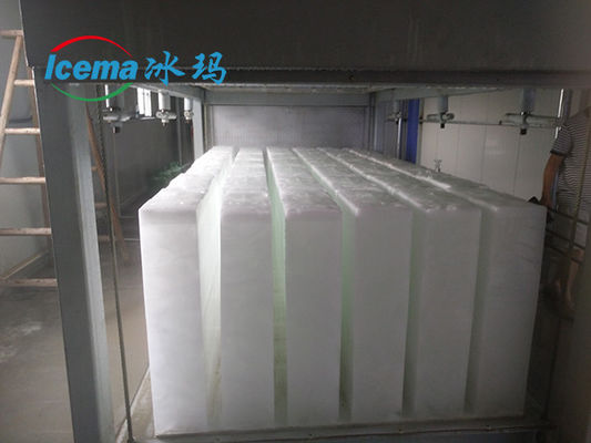 6450*2360*2530mm L*W*H Gündelik Kapasite 1-10 Ton için Kuru Buz Bloku Yapma Makinesi