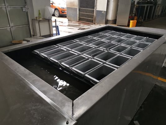 Endüstriyel 2T / 24H Tuzlu Su Soğutma Bloğu Buz Makinesi Buz Fabrikası İçin Tuzlu Su / Soğuk Hava Deposu / Soğutma / Taze