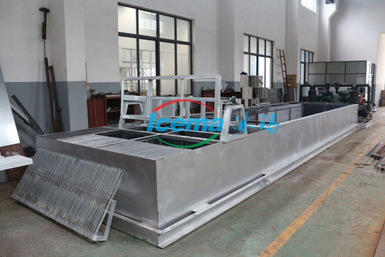 Salamura Tipi Endüstriyel 10 Ton Buz Blok Yapma Makinesi 380V