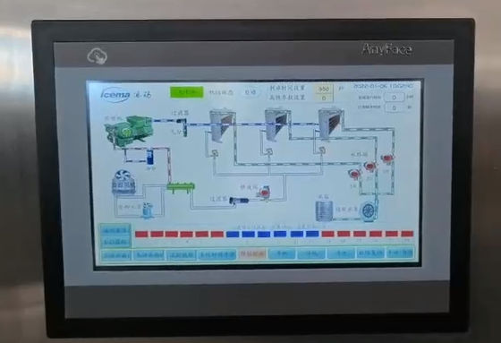 3T / 24h Endüstriyel Buz Yapma Makinesi Kahve Dükkanı / İçecek / Endüstri / Buz Fabrikası İçin Otomatik Büyük Buz Küpü