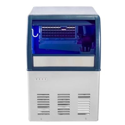 Ev / Restoran / Mağaza / İçme / Bar İçin 60kg / 24H Ticari Buz Küpü Makinesi Otomatik