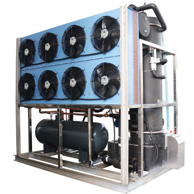 Otomatik Tüp Buz Makinesi 10T / 24H Çiftlik Denizinde Gıda Balık Barı İçin Ticari