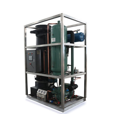 Yüksek Kalite Özel Toptan 2T/24H Küçük Kuru Tüp Buz Makinesi Soğuk İçecek Tüp Buz Makinesi Satılık