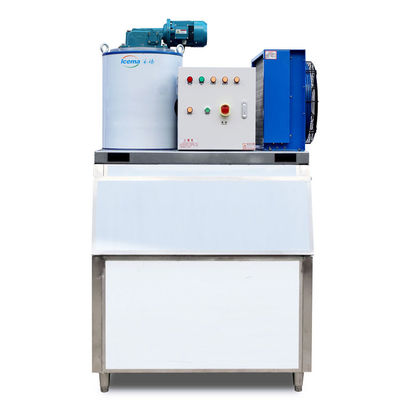 Buz Depolu 2T Tatlı Su Yaprak Buz Makinesi 380V / 220V