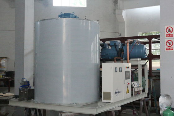 20 Ton Tatlı Su Yaprak Buz Makinesi Doğrudan Soğutma