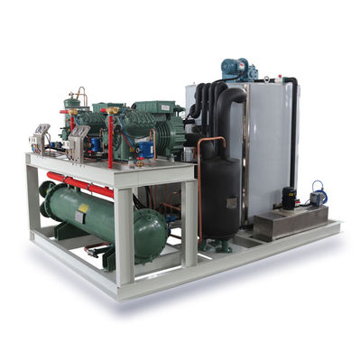 8000KG/24H Otomatik Buz Depolama Sistemi Flak Buz Makineleri Ticari Sanayi