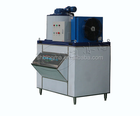 1 Ton Tatlı Su Yaprak Buz Makinesi Ticari 380V 220V
