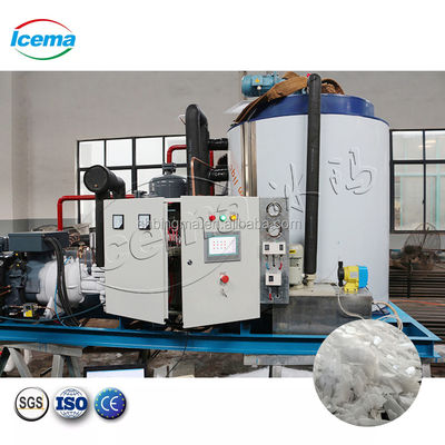 İyi fiyat 30 Ton Tatlı Su Yaprak Buz Makinesi 220V Otomatik endüstriyel çevrimiçi
