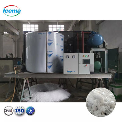 20 Ton Endüstriyel Tatlı Su Yaprak Buz Makinesi 220V