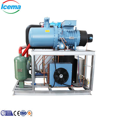 Taze Deniz Ürünleri Balıkçılığı İçin Otomatik 20t / H Kar Tanesi Buz Makinesi Makinesi