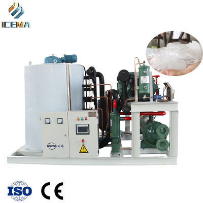 İyi fiyat 10t/24h Tatlı Su Yaprak Buz Makinesi çevrimiçi