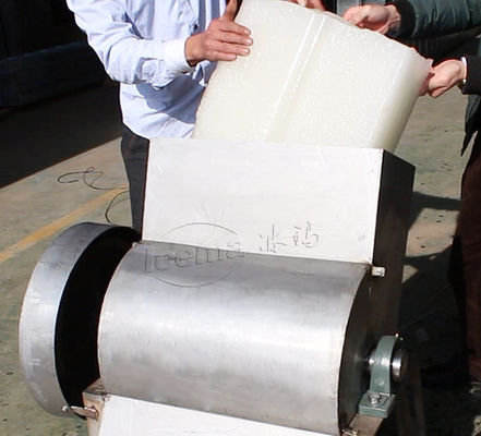 Paslanmaz Çelik Ticari Buz Kırma Makinesi 200kg / Dak