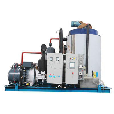 5 Ton Ticari Deniz Suyu Yaprak Buz Makinesi 20.5KW