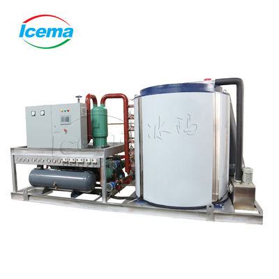 5 Ton Ticari Deniz Suyu Yaprak Buz Makinesi 20.5KW