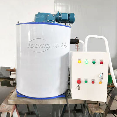 İyi fiyat 1 Ton Ticari Deniz Suyu Yaprak Buz Makinesi 400kg 380V çevrimiçi