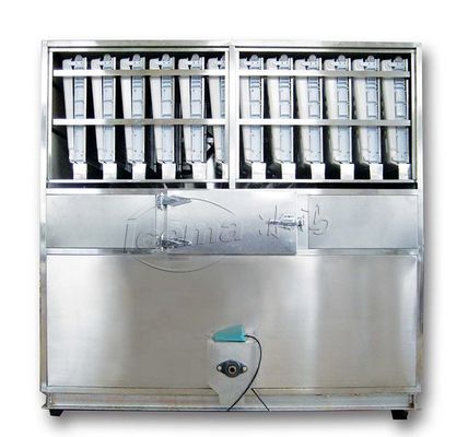 İyi fiyat Endüstriyel buz küpü makinesi güç kaynağı 220V/50Hz Buz küpü Boyutu 22*22*22mm çevrimiçi