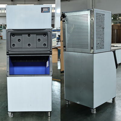 22 mm küp buz makinesi 450 kg kapasiteli Barlar dans salonları ve restoranlar için uygundur