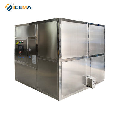 Endüstriyel 5 ton 10 ton buz küpü yapma makinesi ICEMA'dan 19X21X6 buz ızgara numarası ile