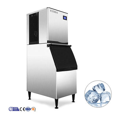 satın al Denizaşırı Makine Servisi ICEMA Ticari Buz Küpü Makinesi 300kg 400kg 500kg online manufacture