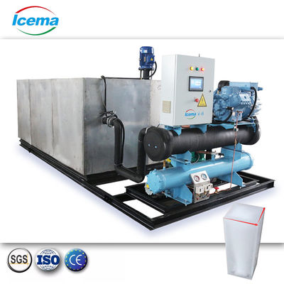 İyi fiyat 500 kg/gün-50 ton/gün Hava soğutmalı kondansiye ile Otomatik Suyunç Bloku Buz Makinesi çevrimiçi