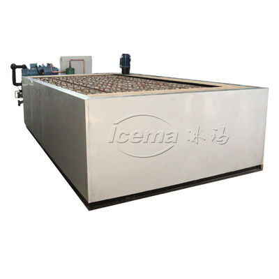 19.75KW Çok fonksiyonel 2T 5T 10T 20T 5000 kg buz üretimi için tuzlu blok buz tesisi