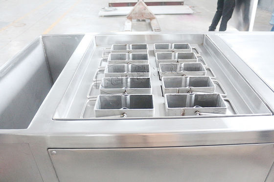 Mini Buz Fabrikası Schneider Electric Bileşenleri ile 1 Tonluk Kompakt Buz Bloku Makinesi