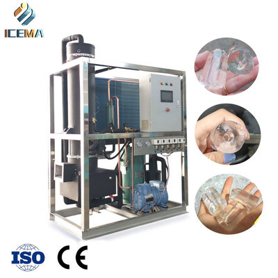 İyi fiyat Restoran için endüstriyel tüp buz makinesi 1T 5T 10T 220V/380V çalıştırmak kolaydır çevrimiçi
