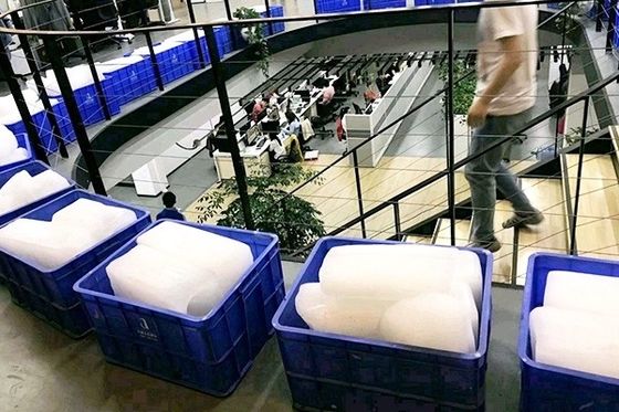 600 KG Enerji Madenciliği İşlemleri için Endüstriyel Buz Bloku Buz Makinesi