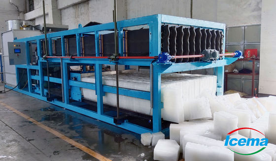 Hava/Su Soğutma 20 ton Blok Buz Makinesi Özel Endüstriyel Buz 85.5KW