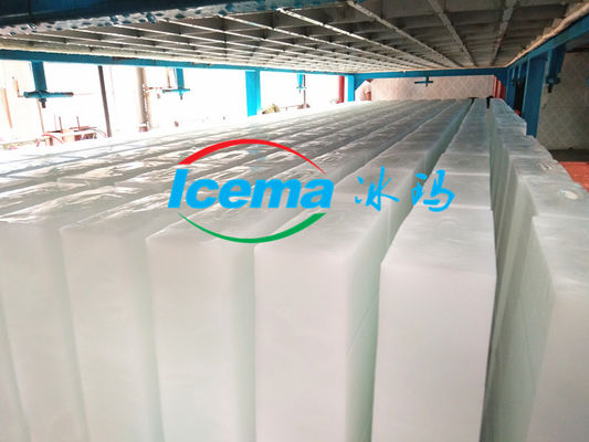 Doğrudan soğutma ve R404A/R22 soğutucu ile 5 ton endüstriyel buz makinesi