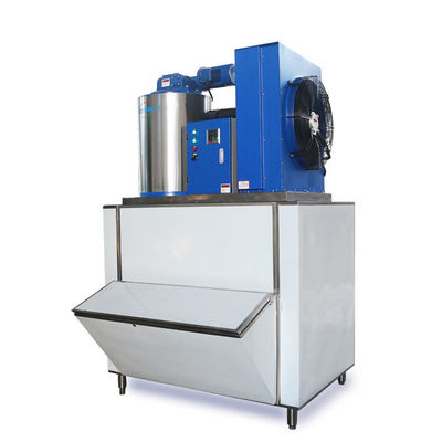 Balıkçılık için Endüstriyel Buz Flakes Makinesi 1T/24H Çiftlik Soğutucu R404A/R22