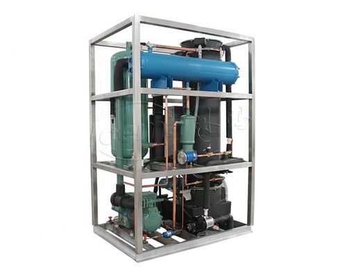Büyük Buz Üretimi 40KW Silindirli Tüp Buz Makinesi TV50 Arap Ortadoğu için
