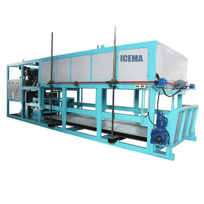 Endüstriyel Doğrudan Soğutma için 10 Tonluk Buz Makinesi 61.4A Değerli Akım 60KG Buz Depolama