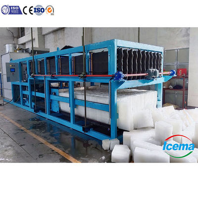 Icema Endüstriyel Blok Buz Makinesi Üretimi 1-30t Ticari için