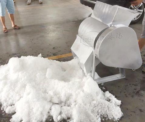Taze Tutma Bitzer Kompresörü ICEMA Mini Buz Makinesi Taşınabilir Buz Üretimi İçin