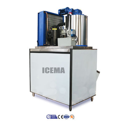 İyi fiyat Hava Soğutma / Su Soğutma Flak Buz Makinesi 1 Ton 2 Ton Buz Makinesi çevrimiçi