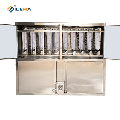 İyi fiyat Kristal küp buz üretim hattı için otomatik 3T 300KG buz makinesi çevrimiçi