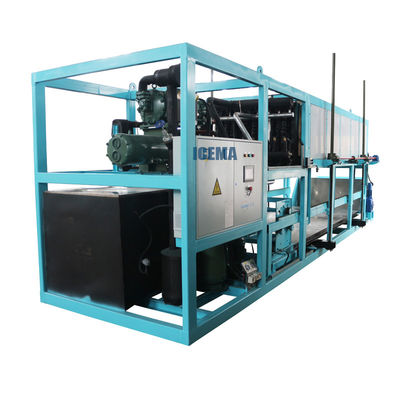 85kw Soğutma Kapasitesi 12000 KG Müşteri İhtiyaçları İçin Endüstriyel Buz Bloku Yapım Makinesi