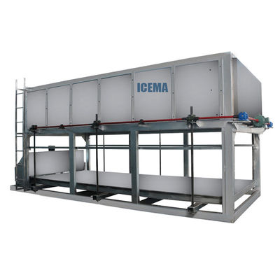 15T/20T Buz Bloku Yapma Makinesi Yüksek Çıktı ve Üretim için Bitzer/Hanbell Kompresörü