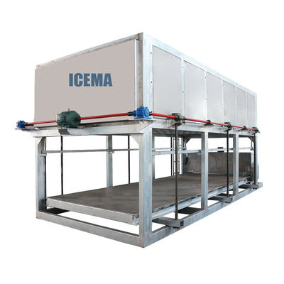 15T/20T Buz Bloku Yapma Makinesi Yüksek Çıktı ve Üretim için Bitzer/Hanbell Kompresörü