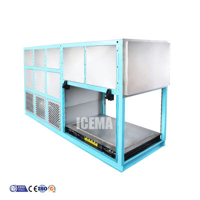 Enerji tasarrufu 3T Endüstriyel Buz Bloku Üreticisi Makinesi 380V / 3P / 50hz güç kaynağı ile
